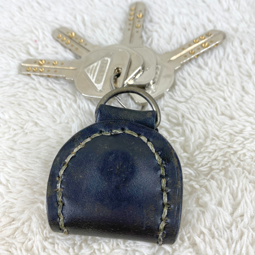 本革 キークリップ（黒）