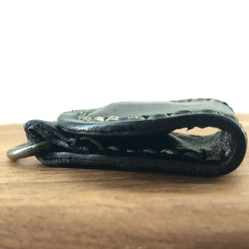 本革 キークリップ（黒） のサムネイル 2