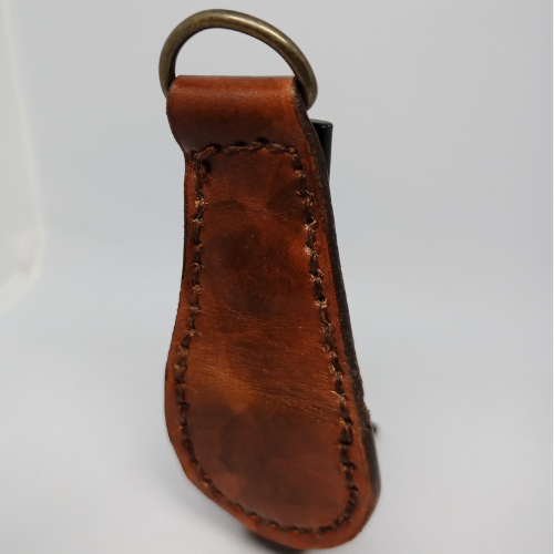 本革 キークリップ（茶） のサムネイル 4