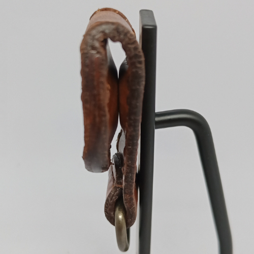 本革 キークリップ（茶） のサムネイル 5