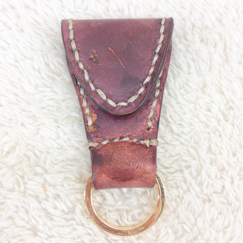 本革 キークリップ（こげ茶） のサムネイル 4