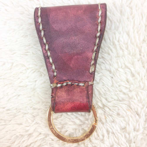 本革 キークリップ（こげ茶） のサムネイル 5