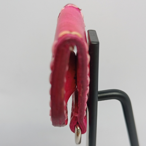 本革 キークリップ（マゼンタ） のサムネイル 2