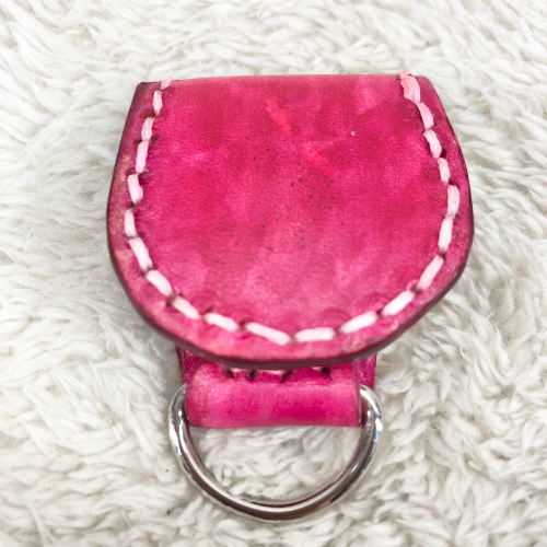 本革 キークリップ（マゼンタ） のサムネイル 3