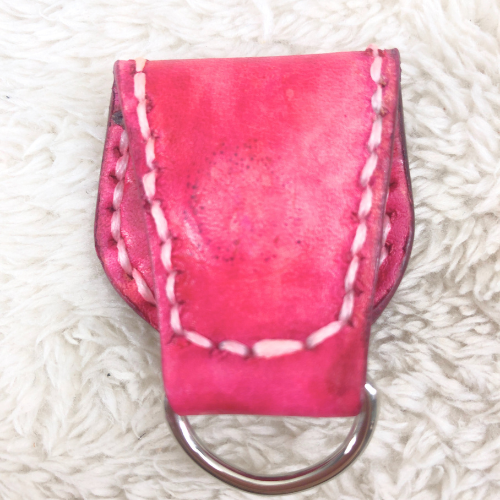 本革 キークリップ（マゼンタ） のサムネイル 4