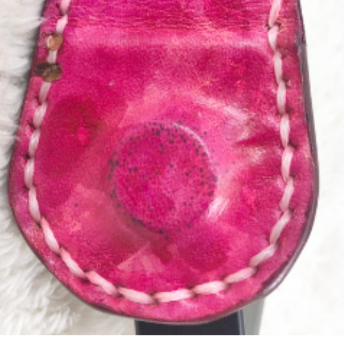 本革 キークリップ（マゼンタ） のサムネイル 6