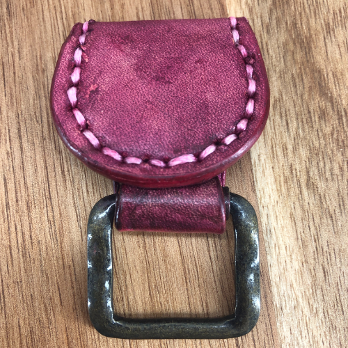 本革 キークリップ（赤茶） のサムネイル 4