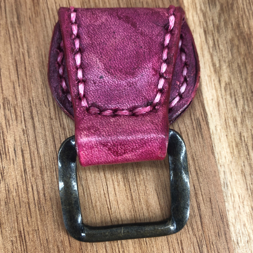 本革 キークリップ（赤茶） のサムネイル 5