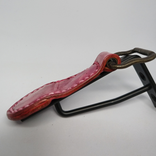 本革 キークリップ（赤茶） のサムネイル 6