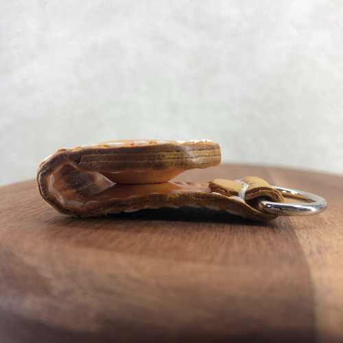 本革 キークリップ（黄） のサムネイル 2