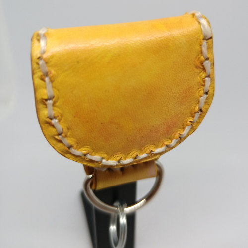 本革 キークリップ（黄） のサムネイル 4